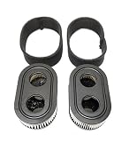 2 Air Filters Plus 2 Pre-Filters - Compatible With: Briggs & Stratton Air Filter 593260 or 798452. Pre-Filter 595191