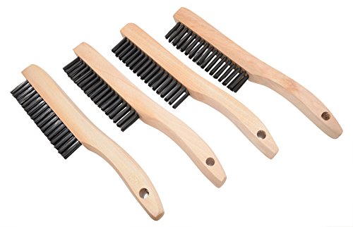 12 Pack | Multi-Purpose, Shoe Handle, Wire Scratch Brushes