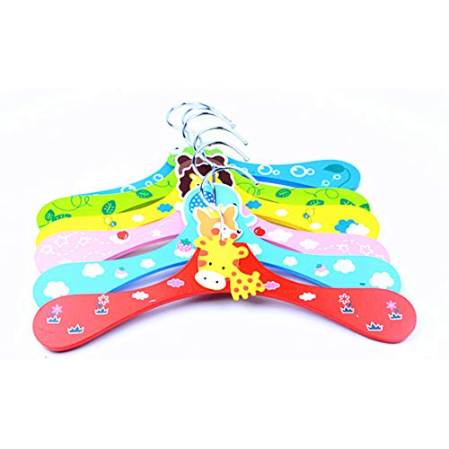buyanputra Puppy Cat Pet Clothes Drying Rack,Wooden Cartoon Clothes Hanger for Pet Apparel