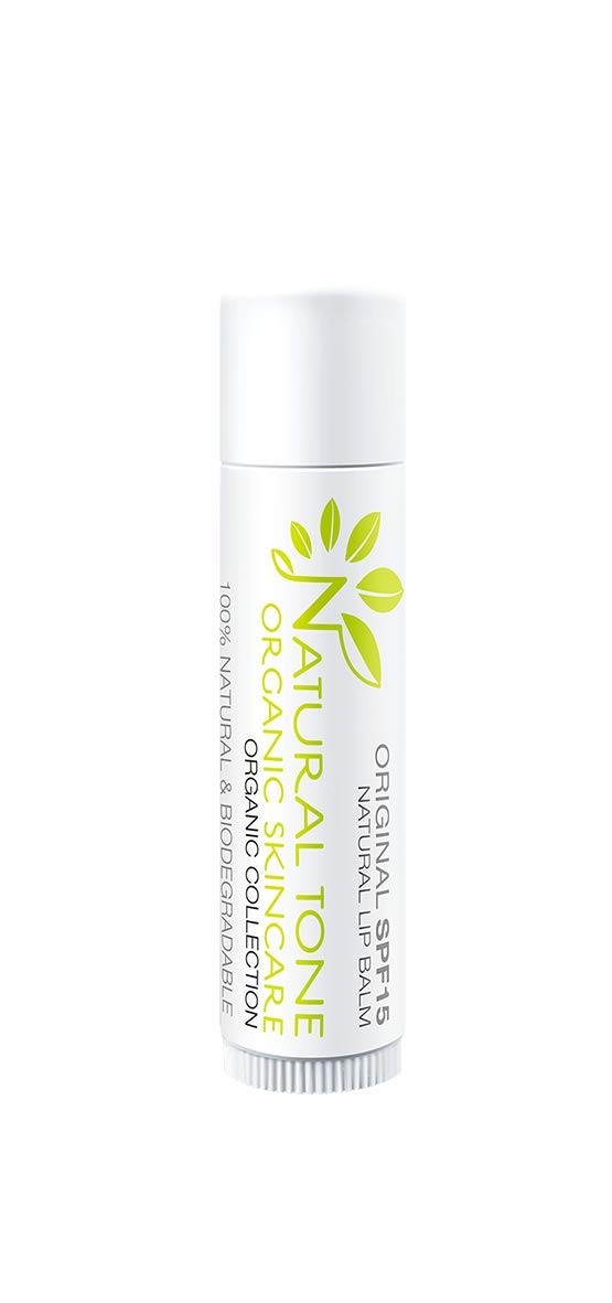 Natural Tone Organic Skincare SPF15 Zinc Oxide Lip Balm
