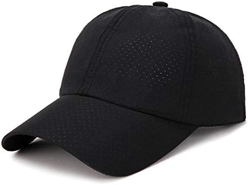 Zhongke Unisex Quick Dry Baseball Cap Breathable Lightweight Mesh Hat Sports Cap Sun Hat Running Fishing Cap