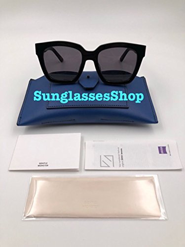 Gentle Monster Acetate Sunglasses Dreamer Hoff Black Frame Black Lenses With Origianl Package Sets