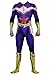 NoveltyBoy BNHA MHA All Might Jumpsuit Cosplay Costume Halloween Bodysuit (Large)