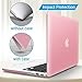 IBENZER Compatible with MacBook Pro 13 Inch Case 2015 2014 2013 end 2012 A1502 A1425, Hard Shell Case with Keyboard Cover for Old Version Apple Mac Pro Retina 13, Pink, MMP13R-PK+1
