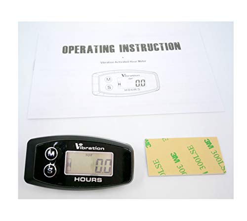 JR-015B Vibration Activated Hour Meter Dirtbike Hour Meter Wireless