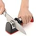 Knife Sharpener, Professional Kitchen Knife Sharpener by Yoyamo, 2 Stage Diamond Coated Sharpening Wheel System
