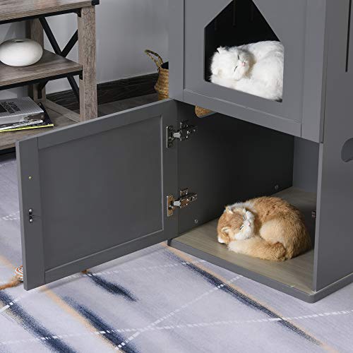 double decker cat litter box