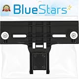[UPGRADED] W10350376 Dishwasher Top Rack Adjuster 0.9" Diameter Wheels with STEEL Screws Replacement part by Blue Stars - Exact Fit For Whirlpool & Kenmore Dishwashers