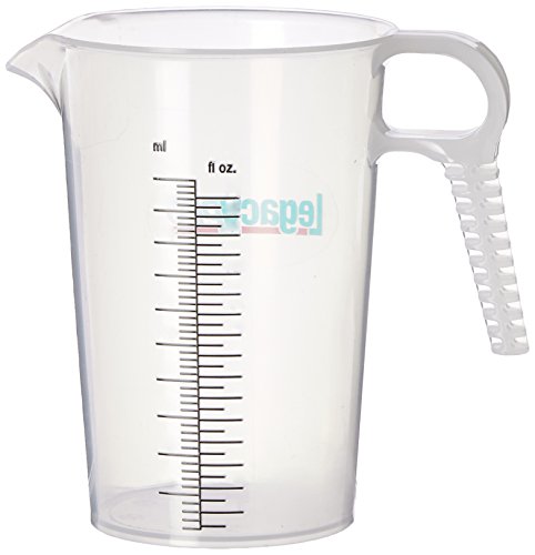 LegacyPro Translucent Graduated Pitcher for Darkroon Chemicals, Automotive and Pool Supplies, 16oz - Thumbnail 2