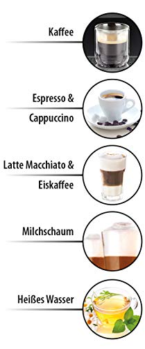 CASO Café Crema One - Design Kaffeevollautomat, innovatives Heizsystem, extra leises Edelstahl-Kegelmahlwerk, für… – Bild 4