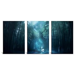 3 Panel Mysterious Forest x 3 Panels