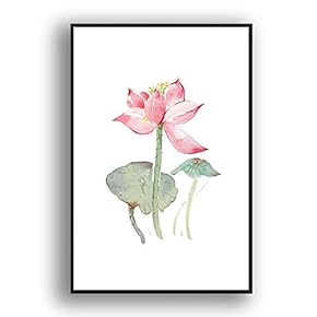 Framed Canvas Wall Art for Living Room, Bedroom Leaves Canvas Prints for Modern Home Decoration Ready to Hang - 16"x24" inches
