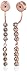 Fossil Dot Crystal Earrings Jackets