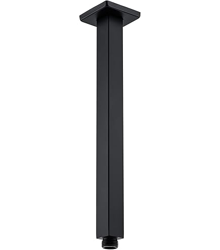 GROHE Regendusche Brausearm Mattschwarz, 30,5 Cm – Für Deckenmontage & Alle Duschköpfe