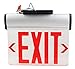 Kaito LED Edge-Lit Exit Sign with Backup Rechargeable Battery and Adjustable Panel, UL Listed