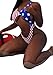 Imily Bela Women's Bikini Patriotic American Flag Stars Stripes Swimsuit One-Pieces Swimwear