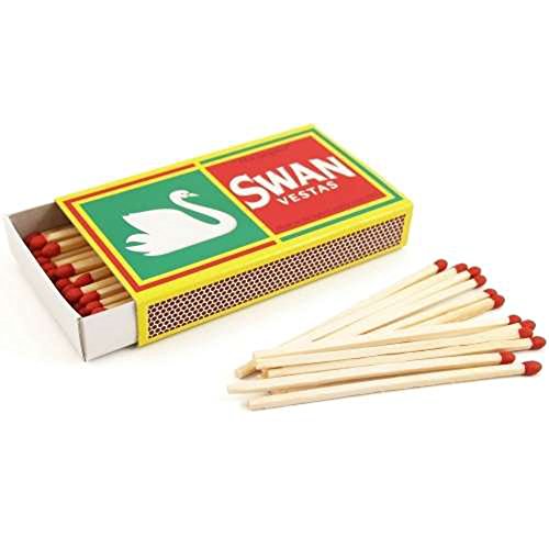 Buy Swan Vestas Matches, Sulfur Free, 3.75" Long, 3 pack Online at