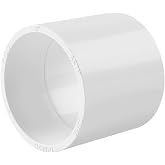 Cinsda 3 Inch SCH40 PVC Pipe Coupling Adapter, Heavy Duty UPVC Slip x Slip Connection - ASTM D2466 Standard for Plumbing, Irrigation &amp; Pool Systems