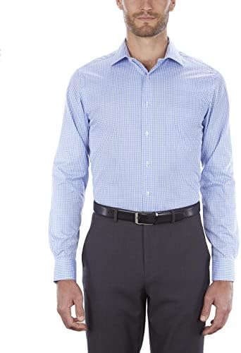 Van Heusen Men's Flex Collar Regular Fit Spread Collar Dress Shirt