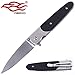 Firebird Knife F743-1 by Ganzo G743-1 Pocket Folding Hunting Knife G-10 Handle SS Blade (Black)