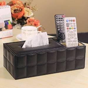 Amazon ティッシュボックス 小物収納箱 リモコン収納 ティッシュボックス ケース ティッシュケース おしゃれ 黒 ティッシュケース ホルダー オンライン通販
