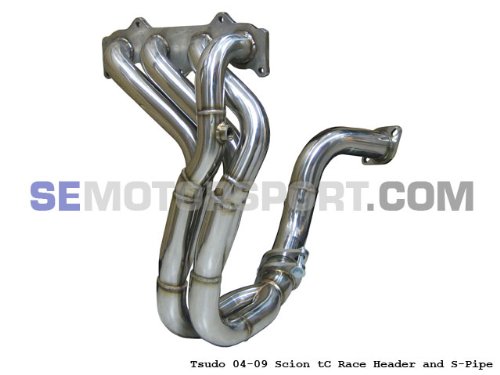 Tsudo 4-2-1 Race Header w/S-pipe compatible with Scion tC 04 05 06 07 08 09 10