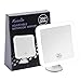 KEDSUM 10X Magnifying Mirror with Lights, Portable Lighted Makeup Mirror with Magnification，3 Modes Adjustable Brightness，Cordless，USB Rechargeable