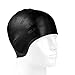 Swimming Cap Silicone Non-toxic Tasteless Long Hair Swim Cap with 3D Ergonomic Design Ear Pockets and Great High Elasticity for Teenagers Women and Adults Keeps Hair Clean Ear Dry