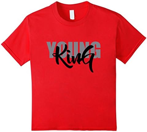 unisex-child YOUNG KING T-Shirt 6 Red
