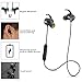 [2017 New Design ] Pkman™ Magnetic Bluetooth Headset, Wireless Bluetooth Earbuds/Earphones/ Headphones with Mic, CVC6.0 Noise Cancelling, Secure Fit for Sports [ Running / Gym / Sweatproof ]
