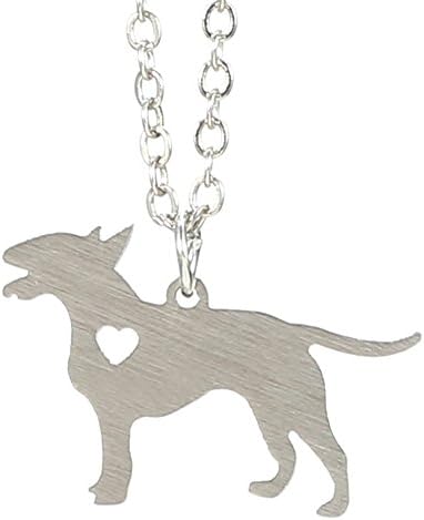 Custom Personalized Silver Horse &amp; Cat &amp; Dog Necklaces Pet Jewelry Stainless Steel Animal Zodiac Necklace (dog G)