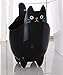 123Arts Cute Cartoon Cat ABS Table Bathroom Trash Can Storage Bucket