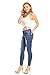 K's more Woman's Juniors Casual Destroyed Ripped Distressed Skinny Denim Jeans