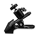 Patuo Tripod Camera Clip Clamp Flash Holder Mount w/ 360 Swivel Photography Ball-Head 1/4