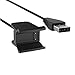 2Pcs Fitbit Alta HR Charger with Reset Button ( 55cm, 100cm), EveShine Replacement USB Charger Charging Cable Cradle Dock Adapter for Fitbit Alta HR Heart Rate Fitness Wristband