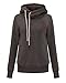 ZANZEA Ladies Autumn Hoodie Sweatshirts Long Sleeve Pockets Slim Tops Blouse (16, Darkgray)