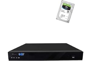 CAMSTAR GW Security 16 Channel 4K 8MP NVR Video Recorder Alone with 4TB Hard Drive Pre-Installed (GW4216EP)