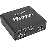 Revesun HDMI to DVI With a high-definition video converter which convert HDMI digital signal to DVI-D digital signal and analog audio