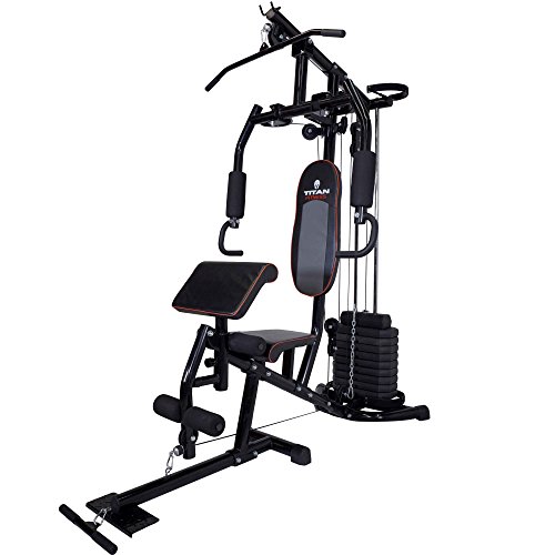 TITAN 150 lb Stack Home Gym Total Fitness Strength Equipment Exercise