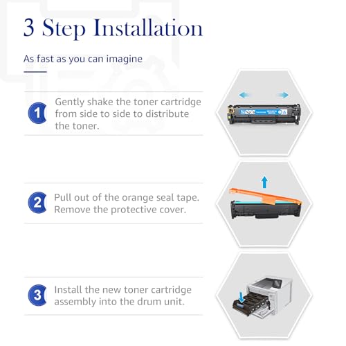 STAROVER Replacement Remanufactured Toner Cartridges Compatible for HP 305A 305X for LaserJet Pro 400 Color MFP M475DN M451NW M451DN HP LaserJet Pro 300 Color M351A M375NW