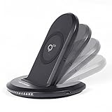 Qi-infinity™ Fast Wireless Charger (Folding with 7 angles) with 2-Coils to allow any Angle or Orientation for Samsung Galaxy S8, S8 plus, iPhone 8, iPhone X, S7, S6, Note 5 Edge