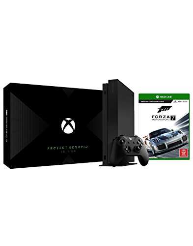 Xbox One X Project Scorpio Forza Motorsport 7 Racing Bundle: Xbox One X 1TB Project Scorpio Console and Forza Motorsport 7