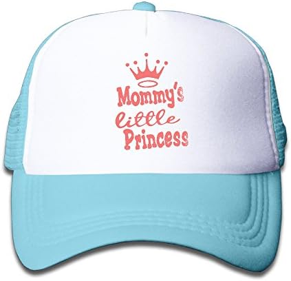GuiH Mommy's Little Princess Youth Outdoor Mesh Hat Running Snapback Cap Adjustable SkyBlue