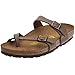Birkenstock Womens Mayari Holiday Birko-Flor Beach Summer Flat Sandals - Mocha - 9