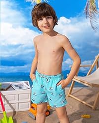 SURF CUZ Boys Swim Trunks Toddler Swim Shorts UPF