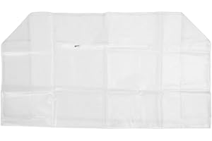 WALFRONT Piano Keyboards Dust Cover, Transparent Frosted Washable PEVA Material with Widened Design for Digital Pianos Keyboa