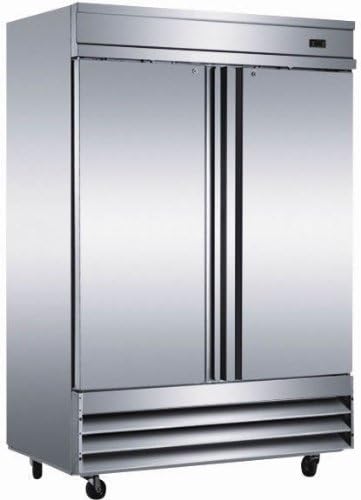 54 upright stainless steel 2 door