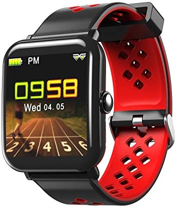 Panamalar Smart Watch, IP68 Waterproof Fitness Tracker with Heart Rate Monitor, Bluetooth 4.0 Activity Tracker Smart Bracelet Wristband Pedometer for Android iOS