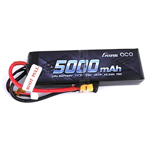 GENS ACE 5000 3S 25C 11.1 LIPO BATTERY XT60 PLUG LOSI VENOM TRAXXAS