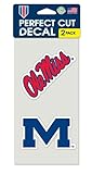 NCAA Set of 2 Die Cut Decals
